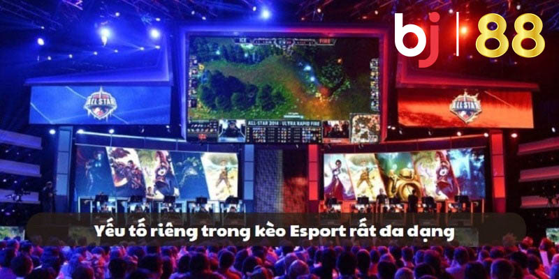 Tùy vào từng dạng game mà các yếu tố trong kèo thể thao điện tử sẽ khác nhau