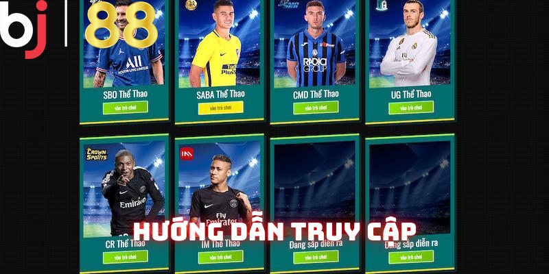 Hướng dẫn người dùng truy cập vào sảnh chơi