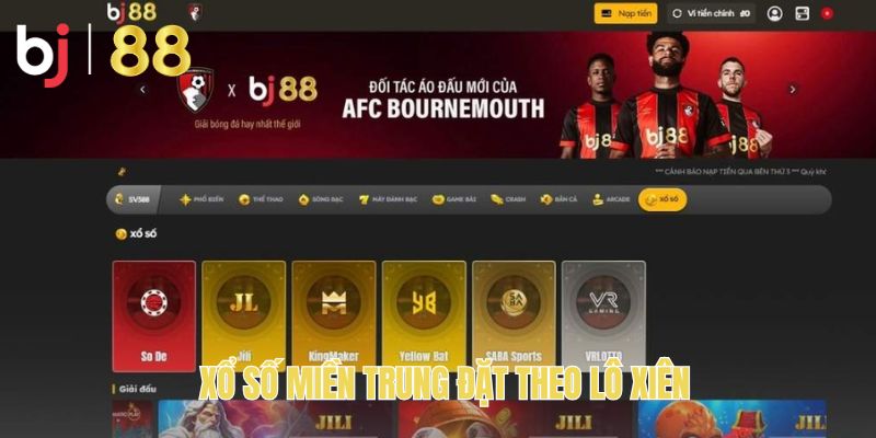 Xổ số miền trung đặt theo lô xiên